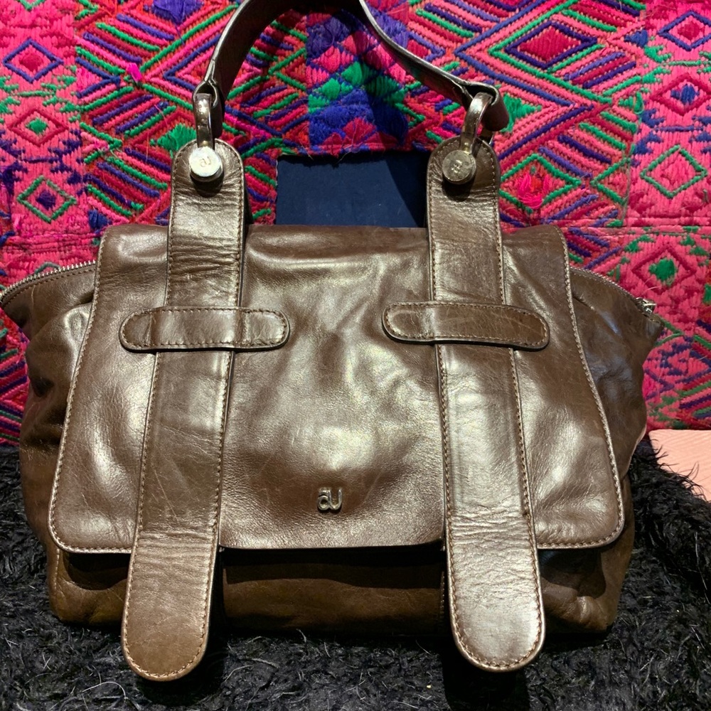 Authentic Mauve leather bag